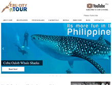 Tablet Screenshot of cebucitytour.com